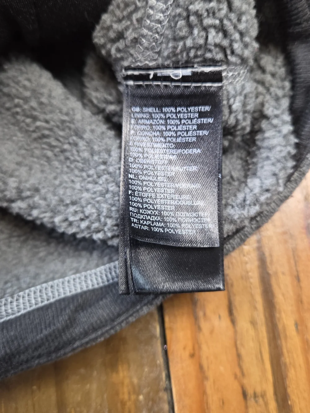 Mens The North Face Gray Heather Full-Zip Hooded Jacket Size Small